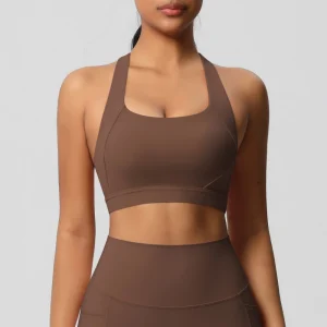 Ladies Yoga Fleece Vest Sports Bra
