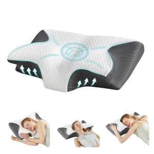 Ergonomic 23.6" Largex13.8" Wide Cervical Neck Pillow